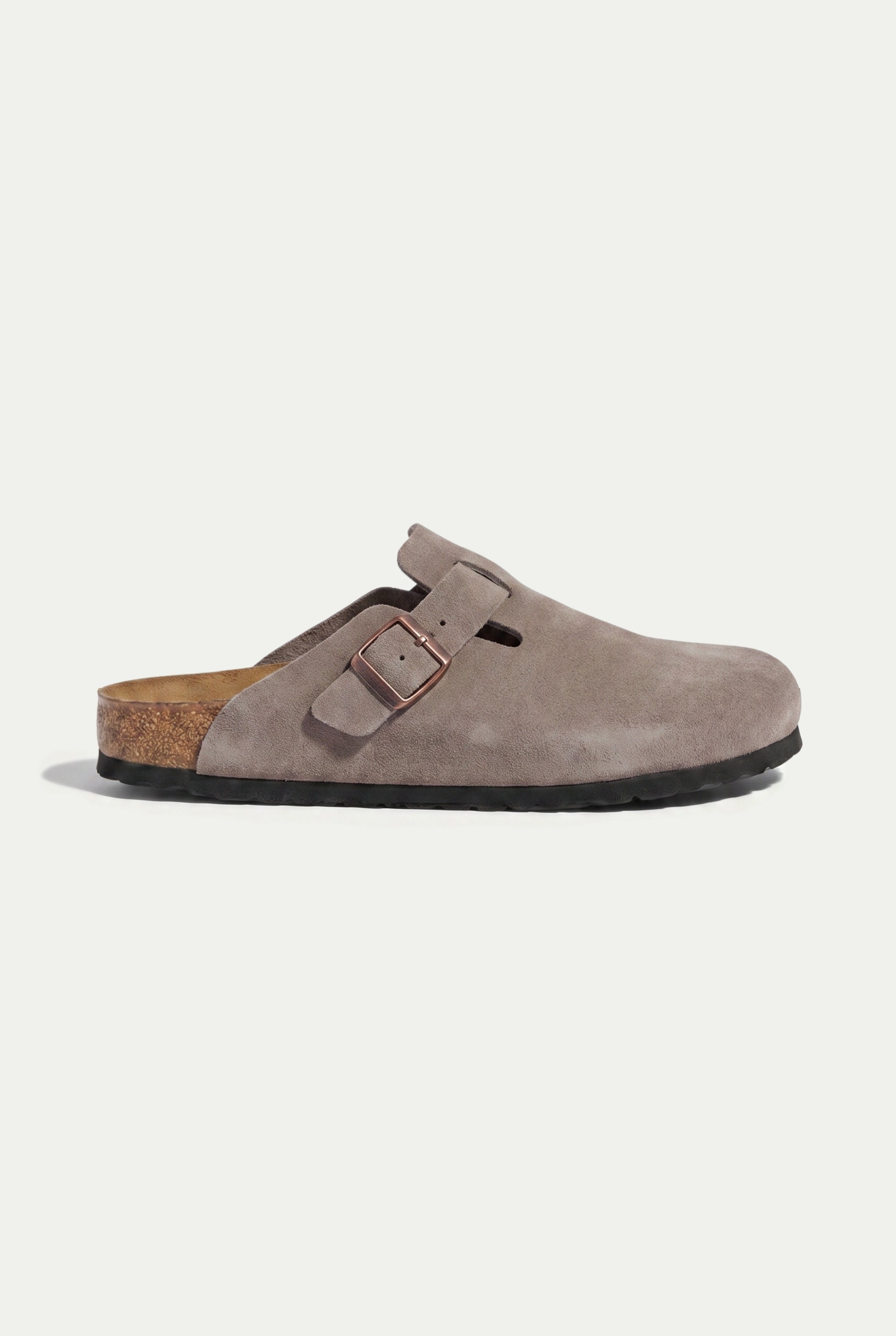 Oslo Suede Clog Taupe
