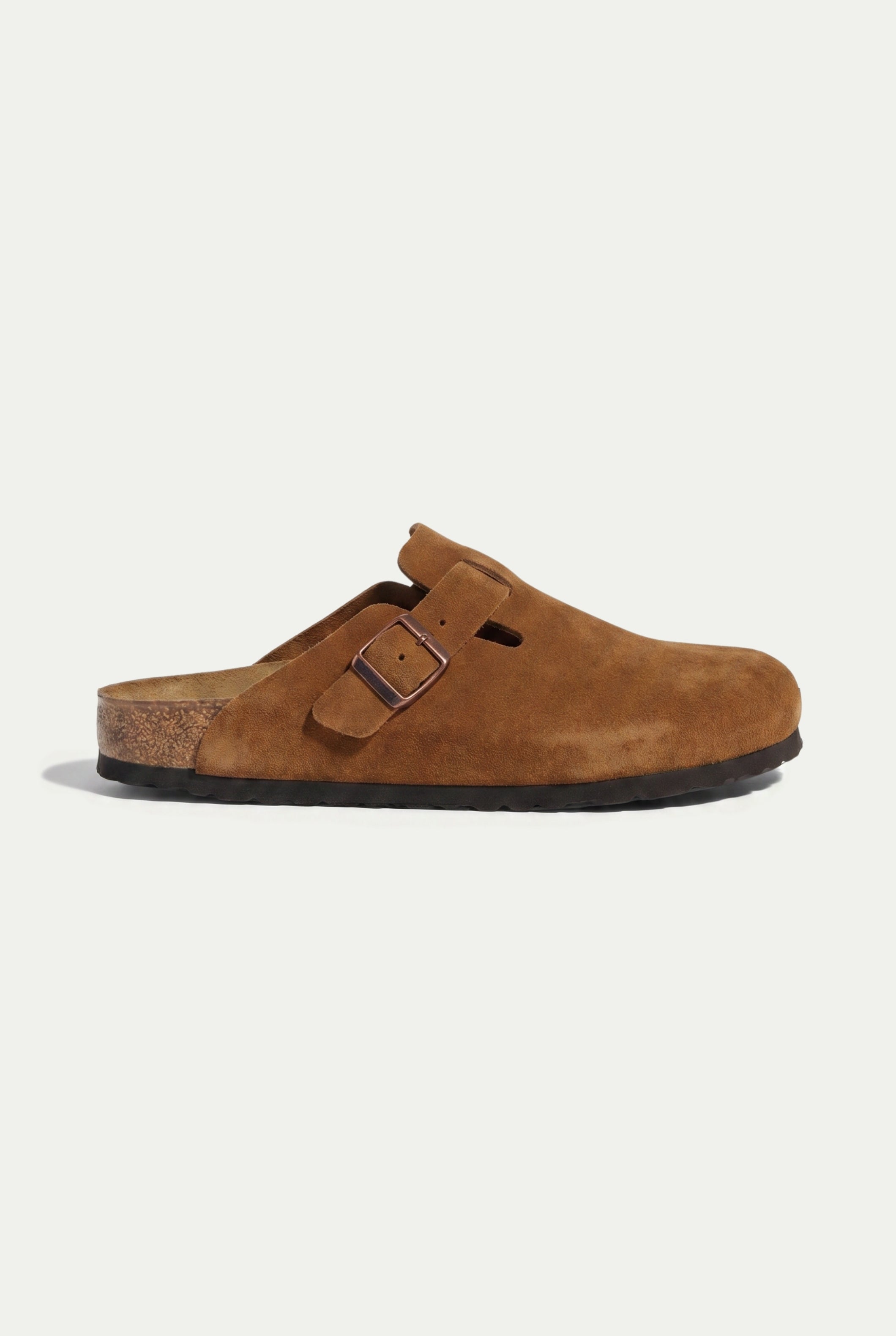 Oslo Suede Clog Tan