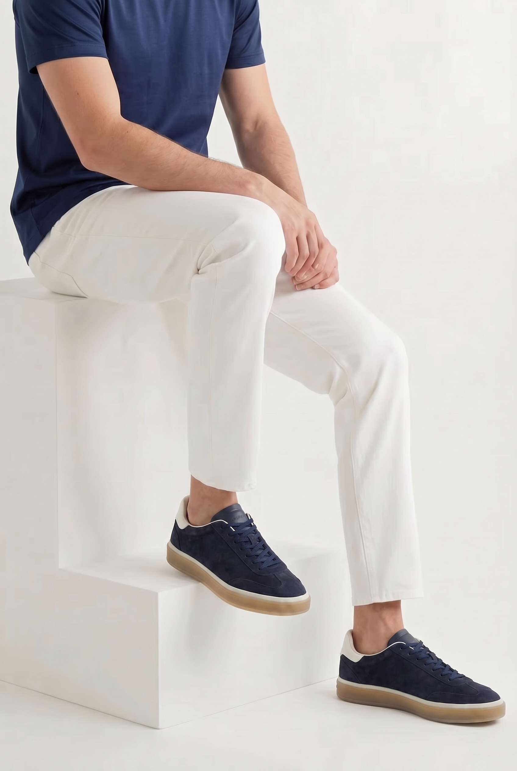 Bogota Suede Sneaker Navy