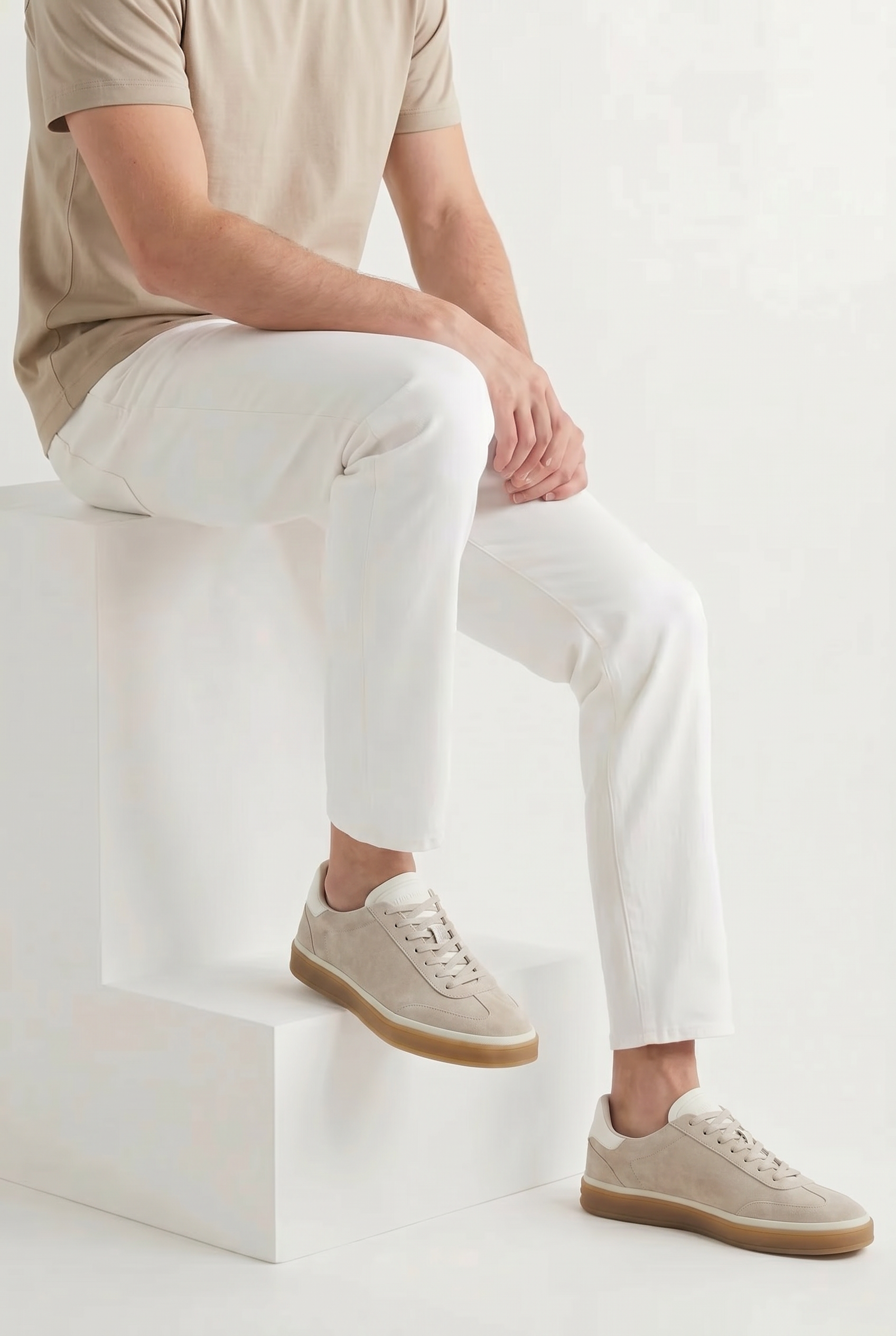 Bogota Suede Sneaker Beige