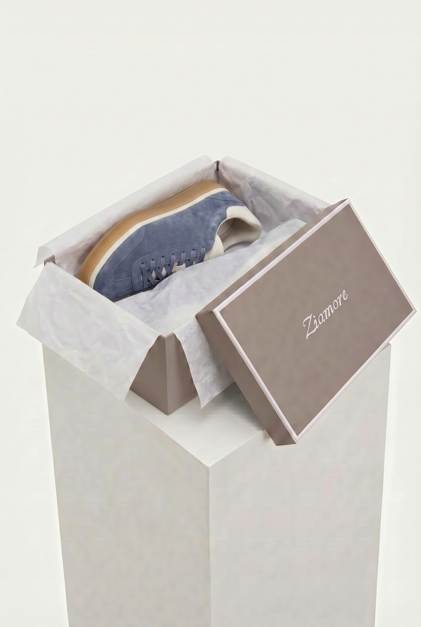 Bogota Suede Sneaker Dusty Blue