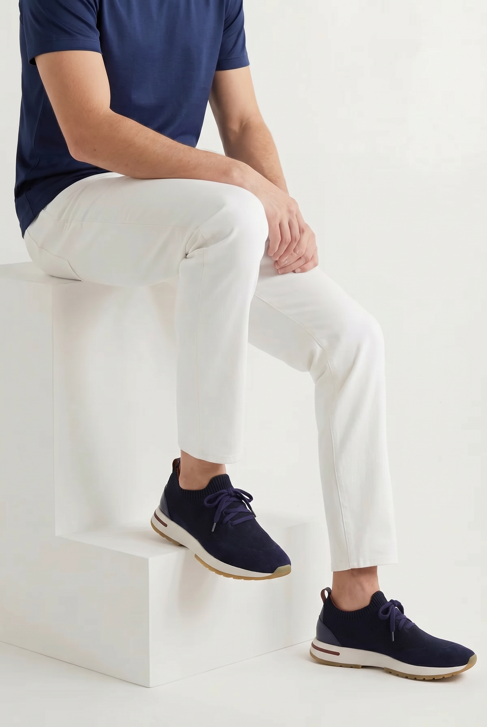 Tireno Knit Sneaker Navy