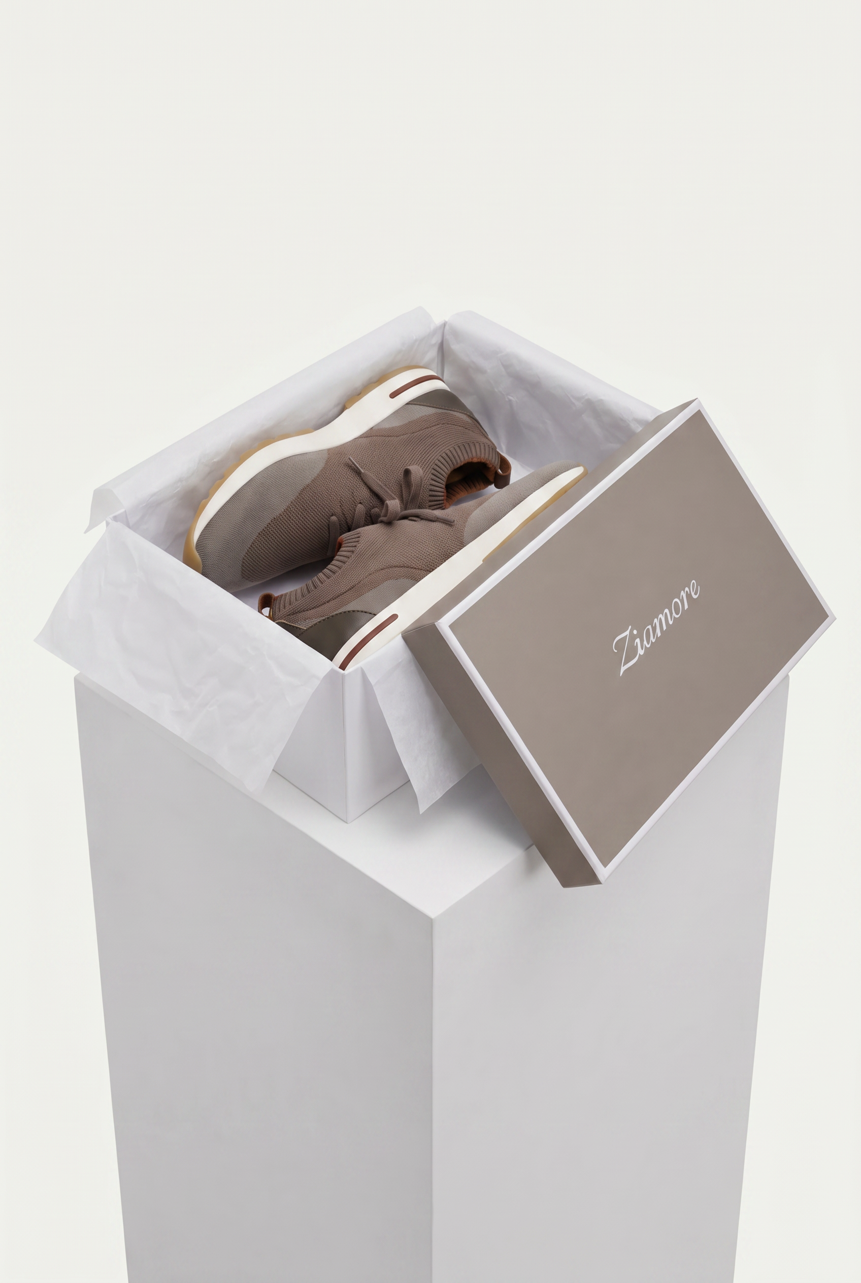 Tireno Knit Sneaker Mocha