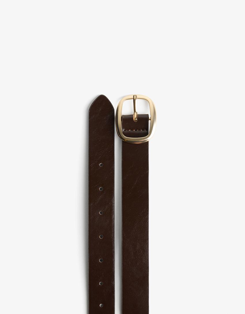 Thin  leather belt