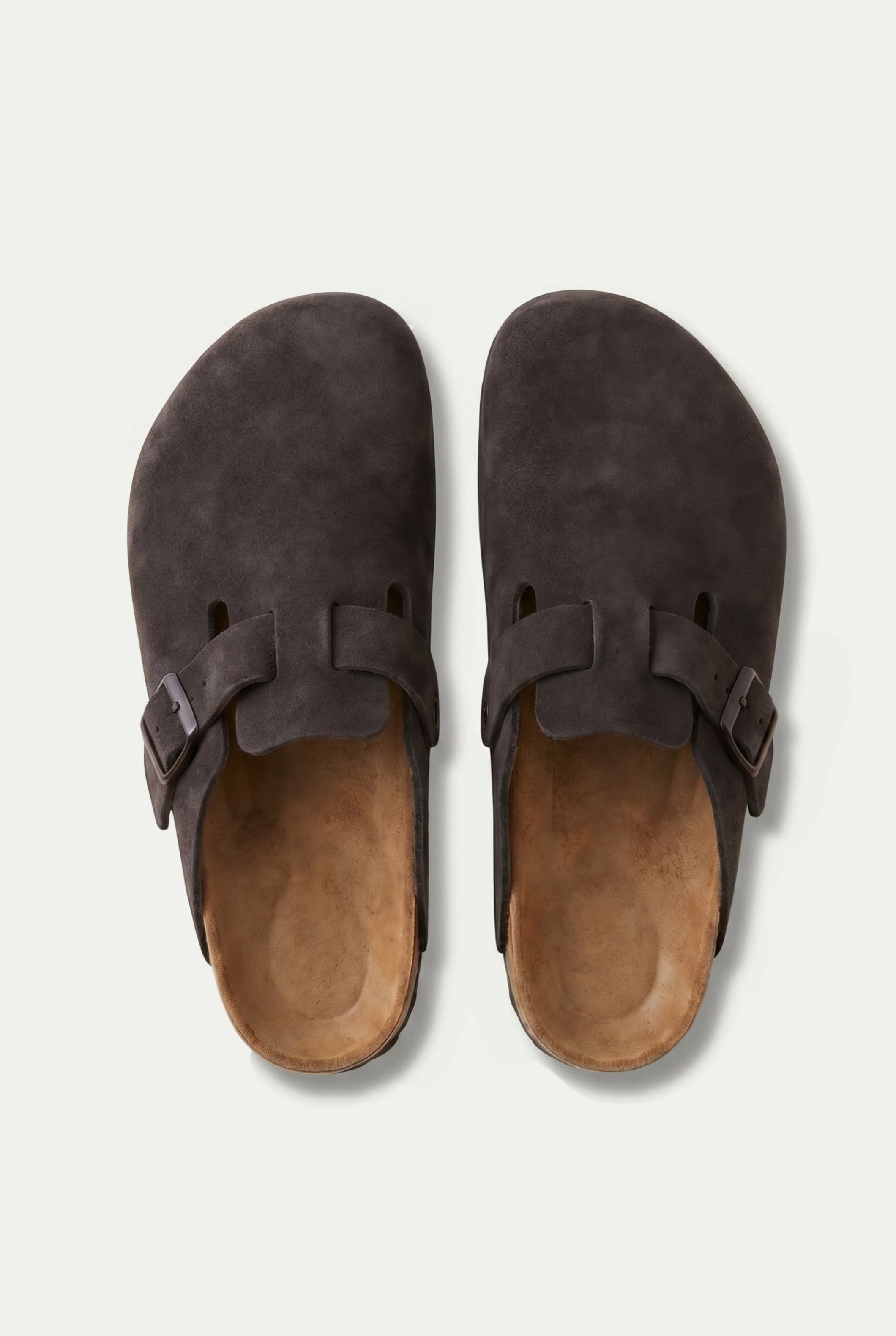 Oslo Suede Clog Chocolate