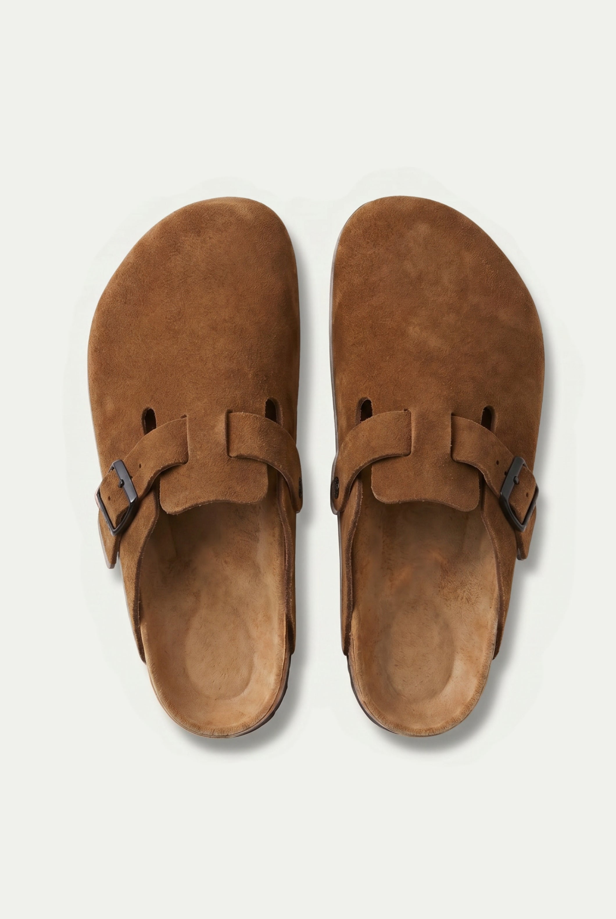 Oslo Suede Clog Tan