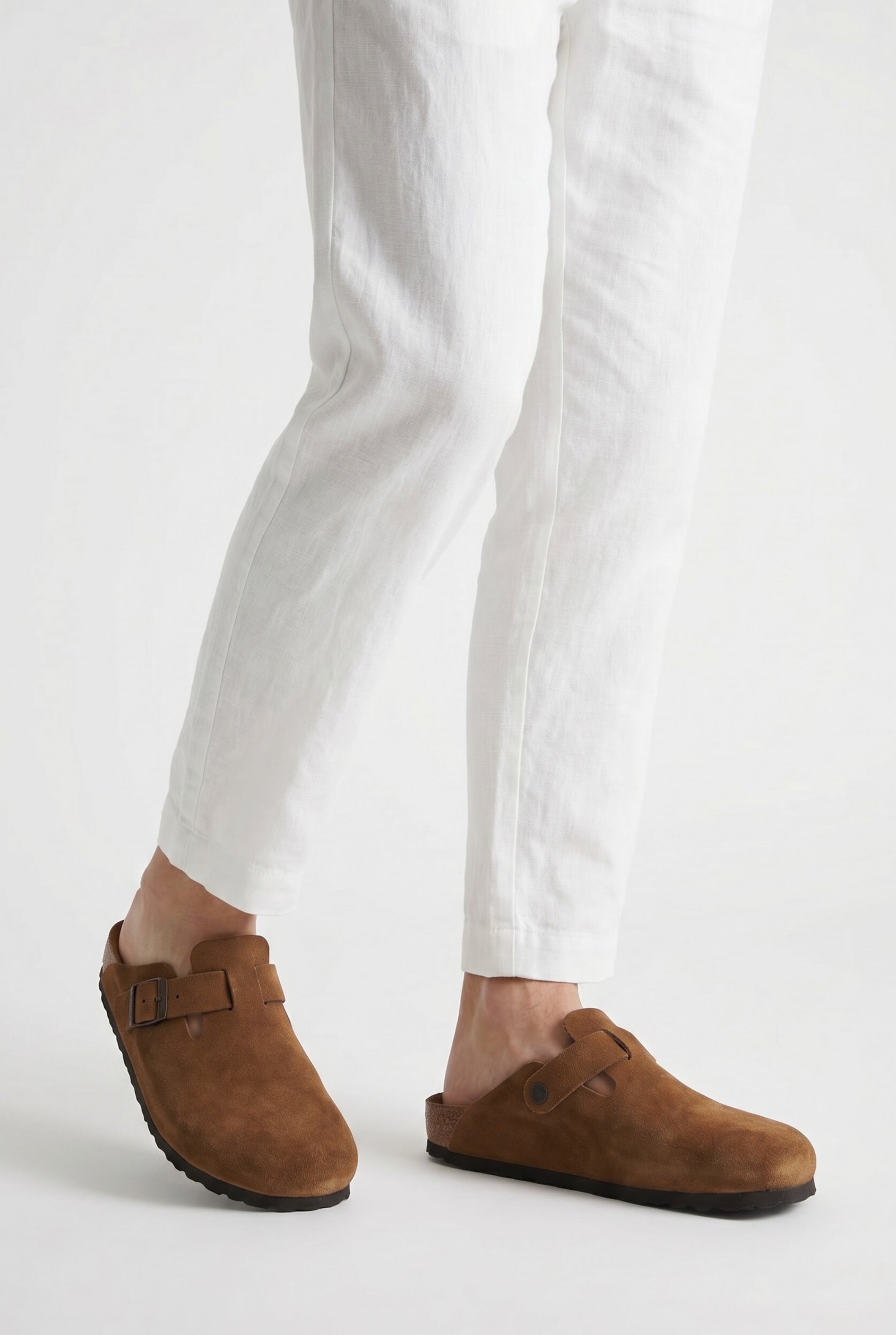Oslo Suede Clog Tan