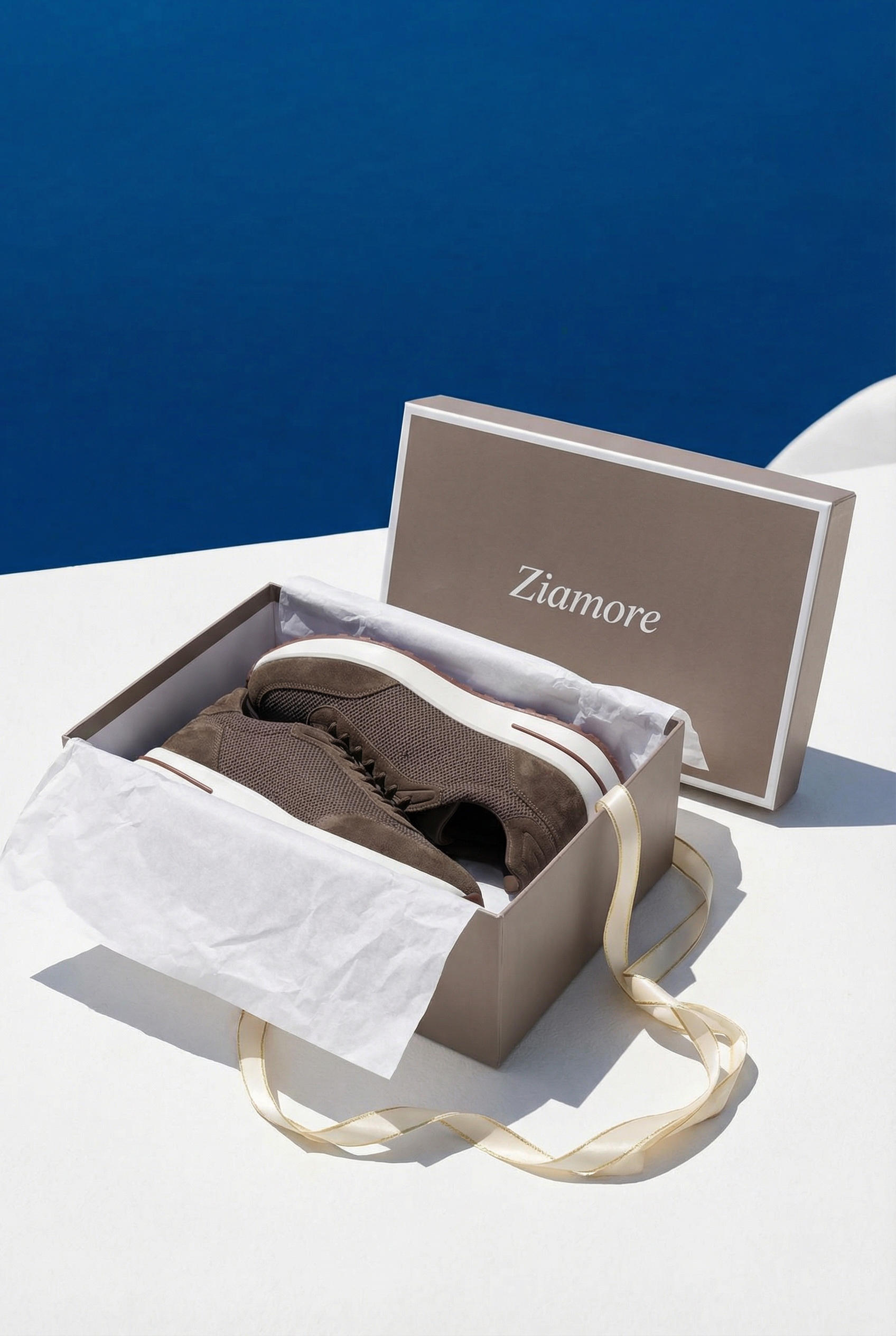 Portofino Trainer Suede Brown