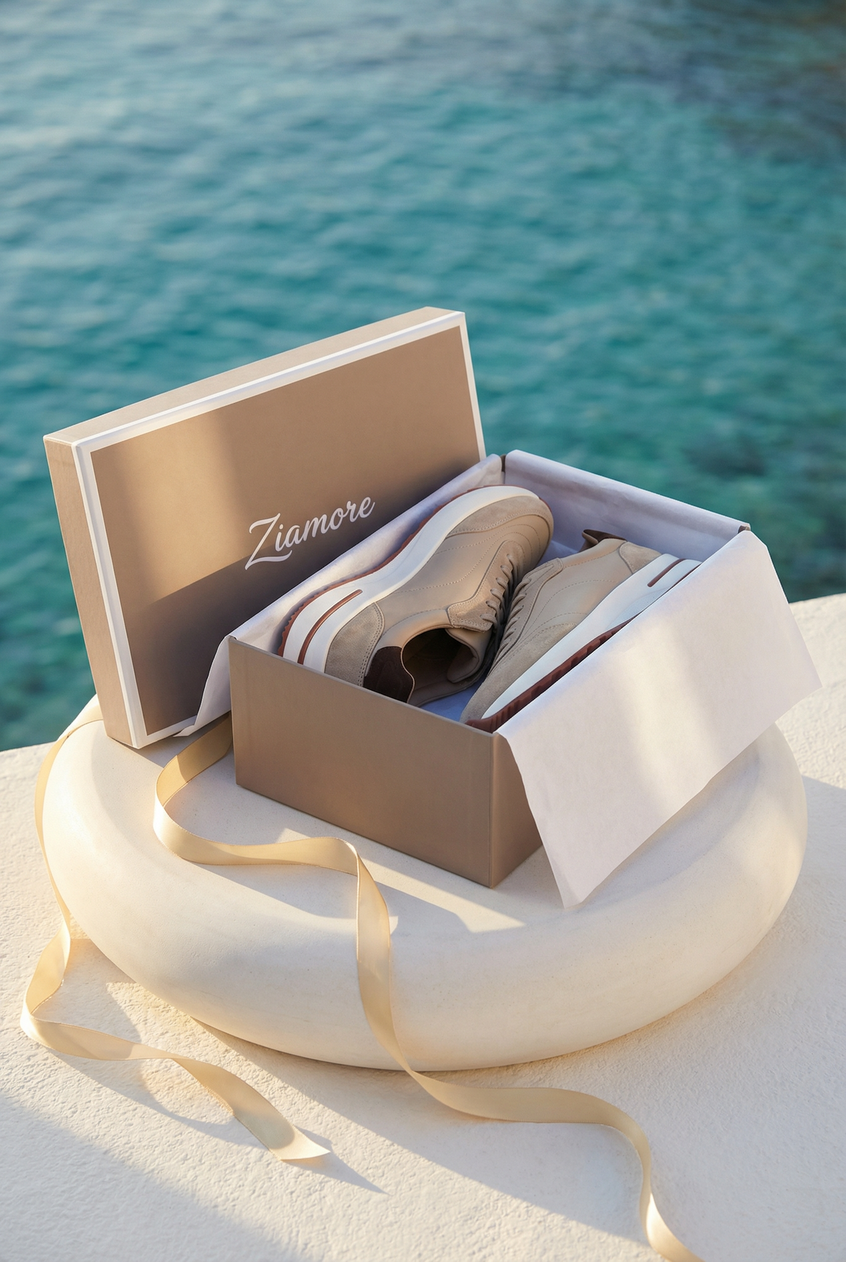 Portofino Sneaker Suede Beige