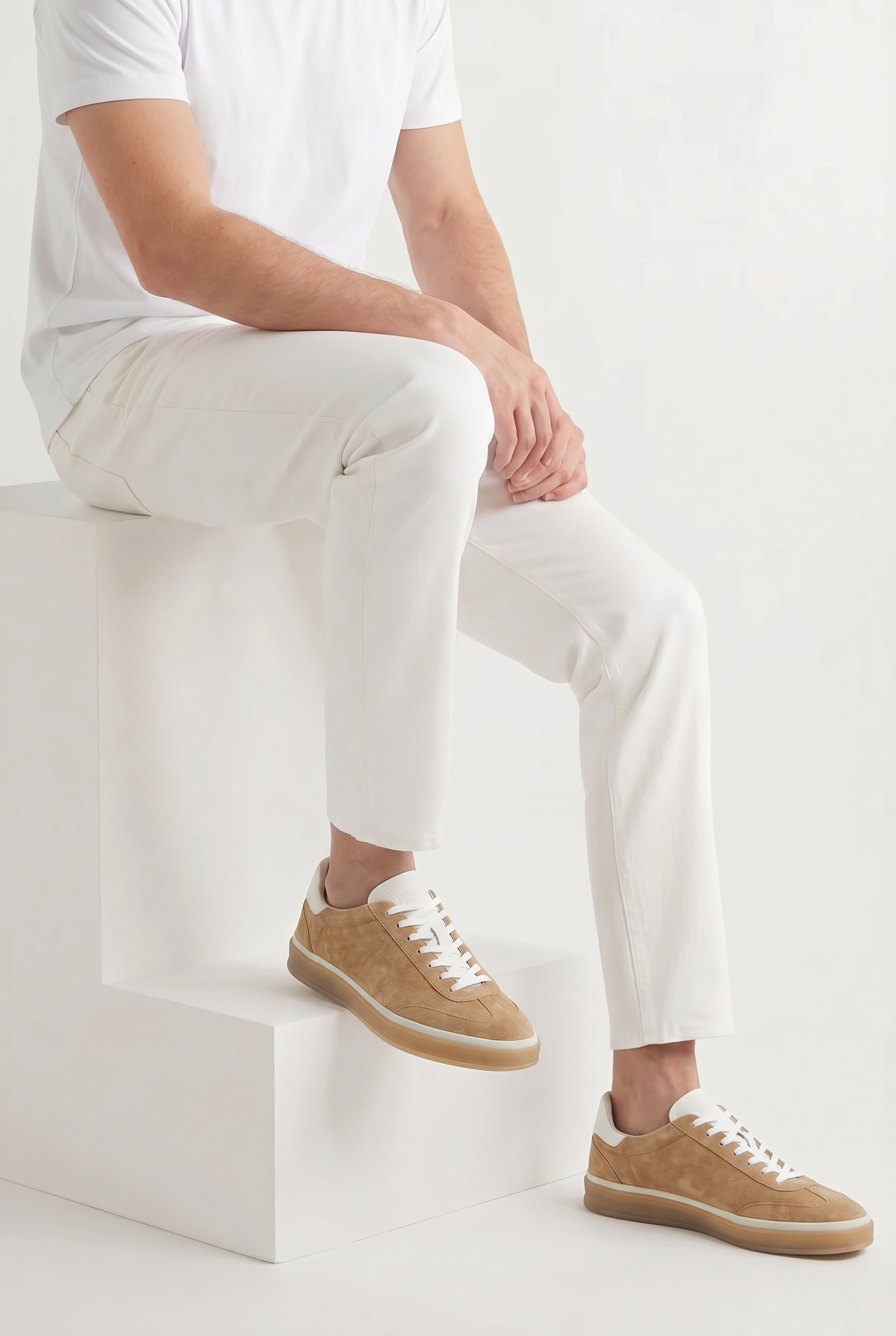 Bogota Suede Sneaker Camel Tan