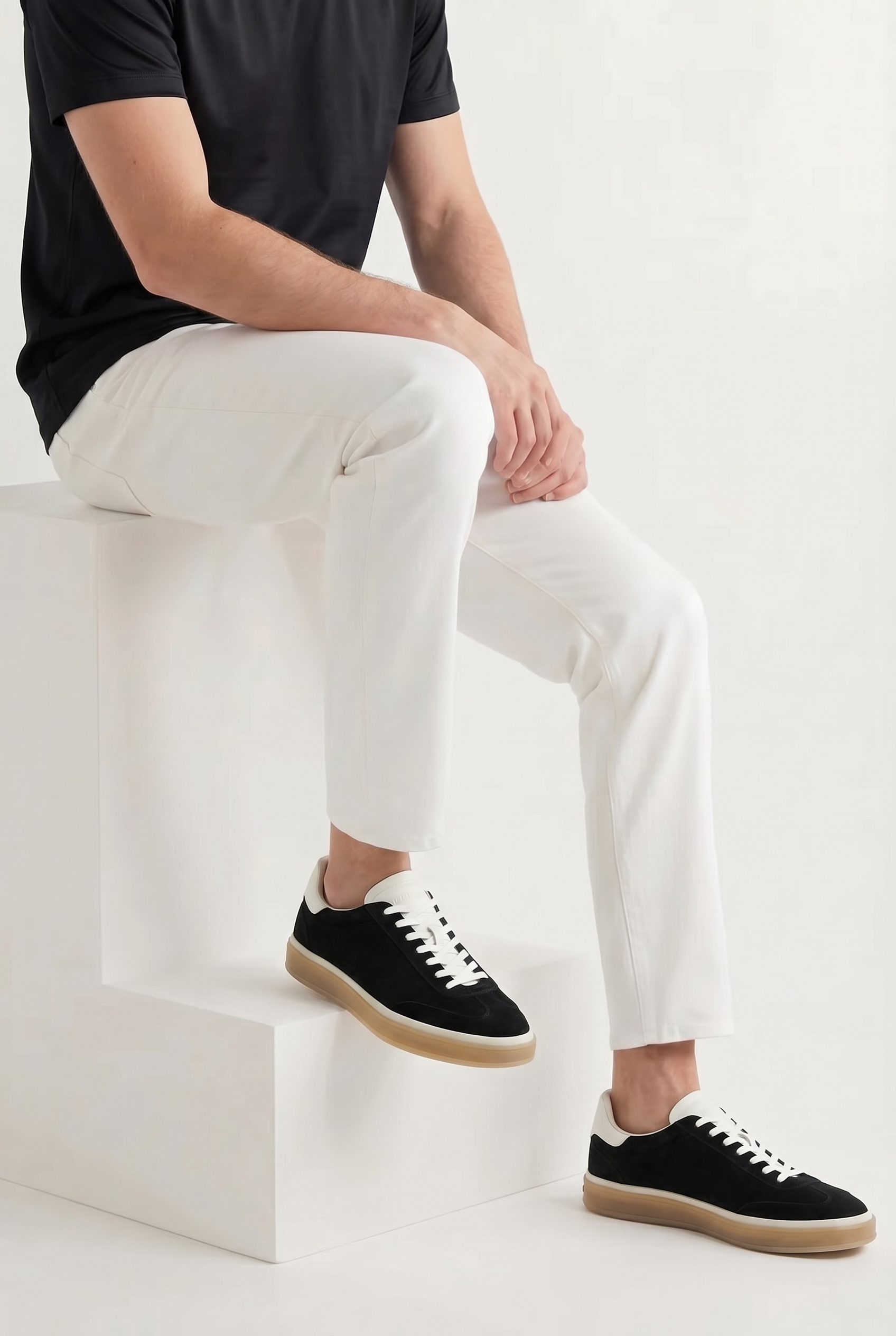 Bogota Suede Sneaker Black