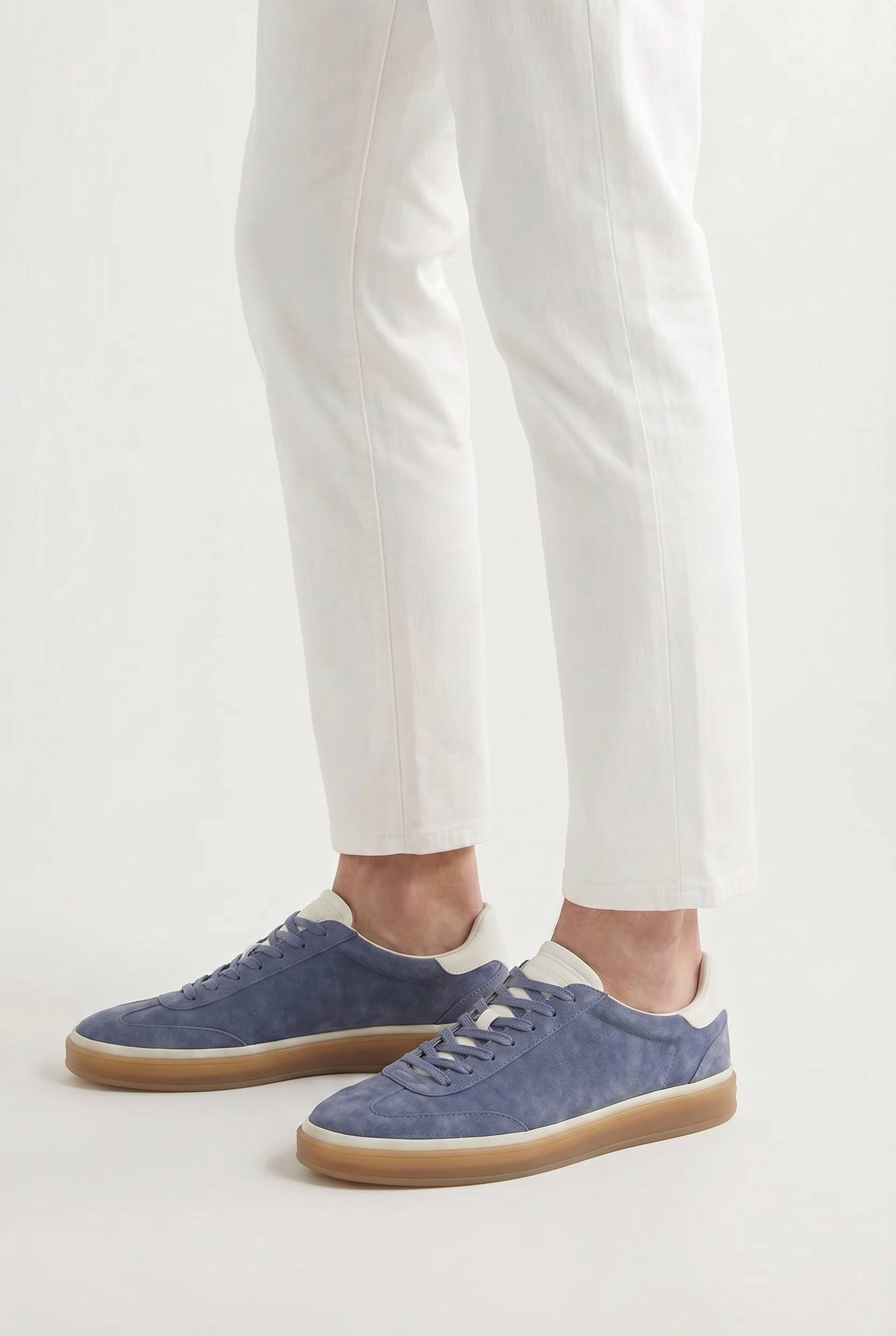 Bogota Suede Sneaker Dusty Blue