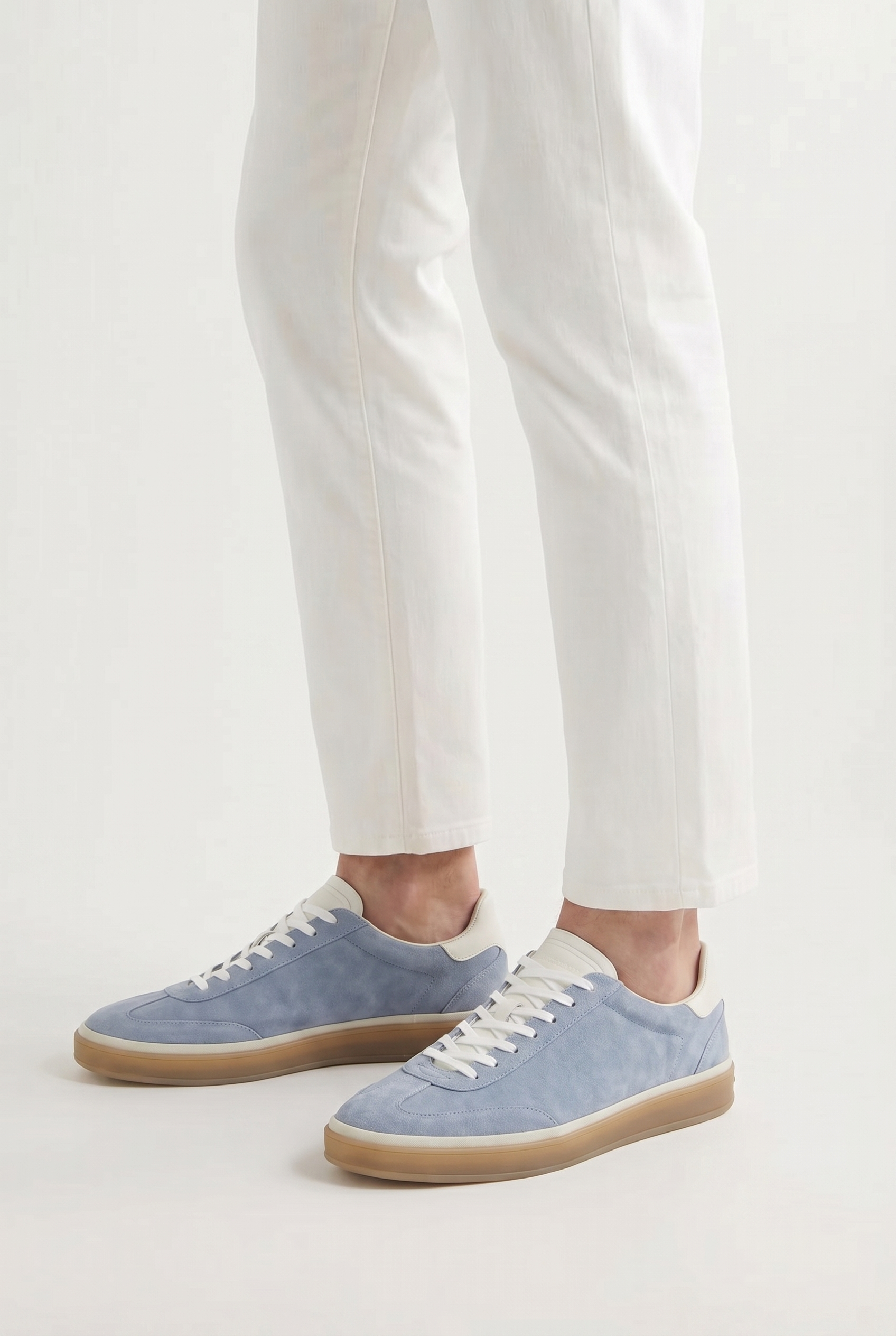 Bogota Suede Sneaker Sky Blue