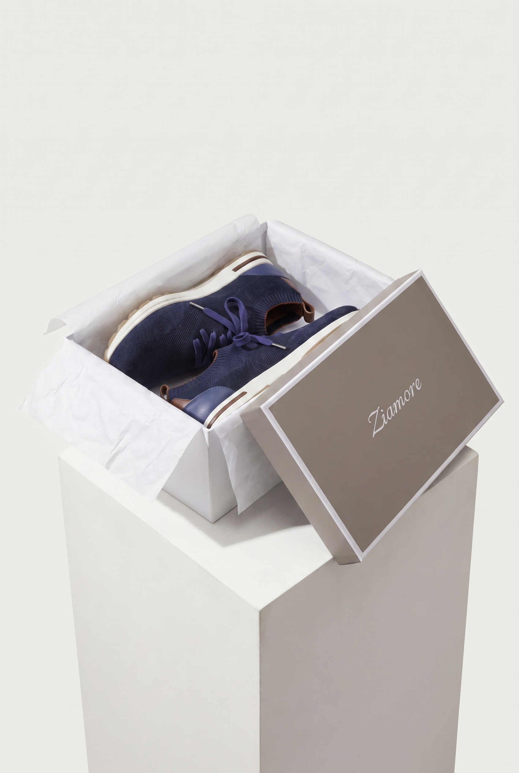 Tireno Knit Sneaker Navy