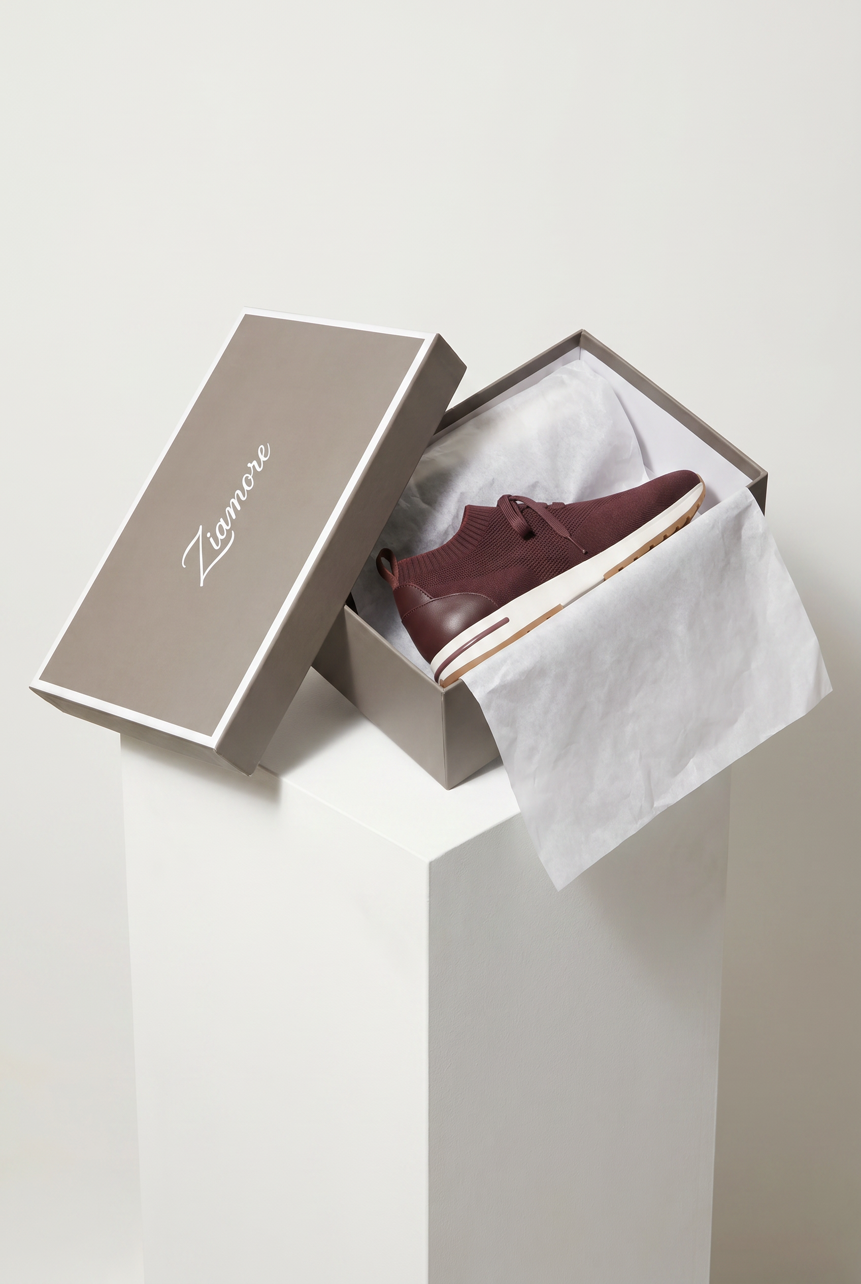 Tireno Knit Sneaker Bordeaux